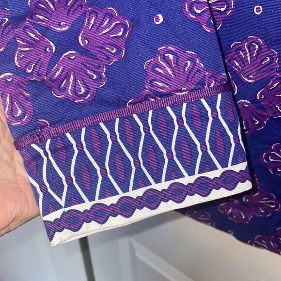 VINEYARD VINES BLUE PURPLE SHELL TUNIC - Picture 4 of 7